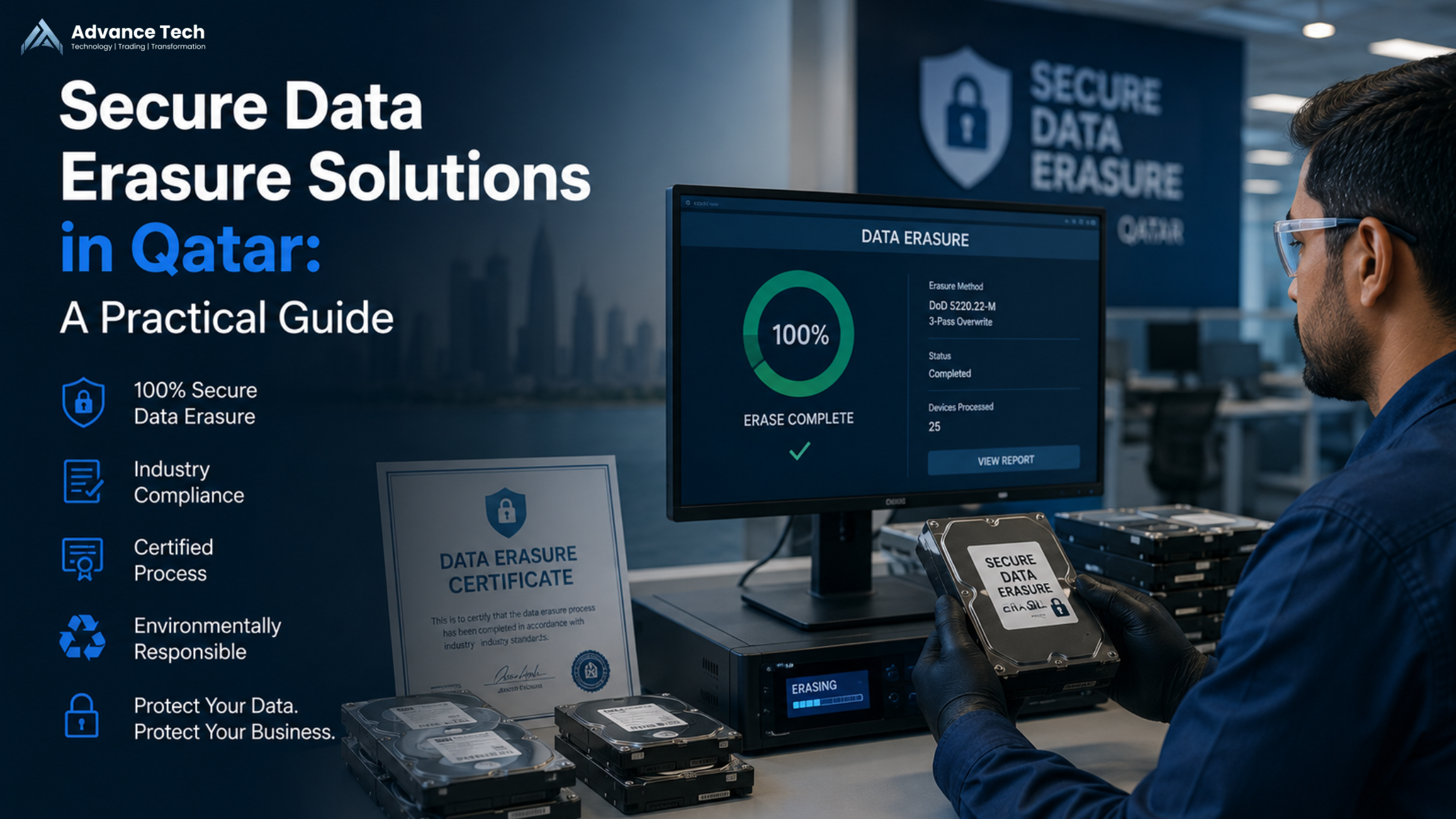 Secure Data Erasure Solutions in Qatar A Practical Guide